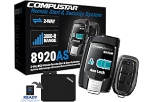 Compustar All-in-One CS8920-AS 2-Way Interactive LCD Remote Starter Kit & Alarm System (Up to 3,000-FT Range)