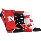 TCK NCAA No Show Socks for Men and Women, Full Field 3 Pack, Low Cut Ankle Socks College Graduation Gift