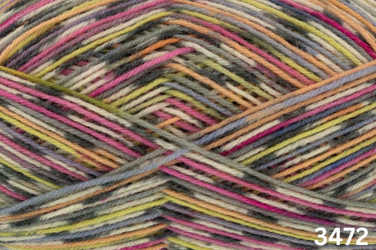 King Cole 783472 Zig Zag 4Ply Clown Yarn - 420M, 100g