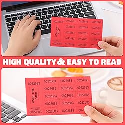 Kosiz 504 Sheets 20 Bid Raffle Ticket with