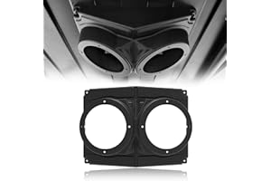 KATIMOTO UTV Speaker Pod Enclosure for Polaris RZR, Waterproof Universal 6.5" Speaker Systems Hard Roof Pods Box for Polaris RZR UTV Cart Accessories (1PCS)