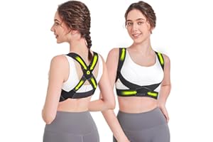 aoFIT Posture Corrector for Women with X-Shaped Biomechanical Design, Comfort Fit Back Brace, Improves Posture, Corrects Hunchback, Relieves Neck, Shoulder, Upper Back Pain, Invisible Under Clothes S