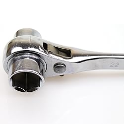 DYWISHKEY 19/22mm Scaffold Podger Ratchet Spanner