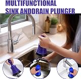 Fizzix Sink Plunger Toilet Unblocking Drain Kitchen Bathroom Mini Durable view 5
