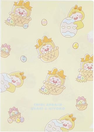 Amazon オフィシャル カカオフレンズ 日本エディション ちびアピーチ うさぎ ひよこ クリアファイル Kakao Friends Japan Edition Chibi Apeach Usagi Hiyoko Clear Plastic Folder Egg 日記帳 文房具 オフィス用品