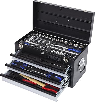 KS Tools 918.0200 1/4'+1/2' CHROMEplus Universal-Werkzeug-Satz, 99-tlg.
