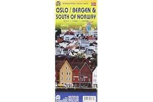Oslo / Bergen / South of Norway Travel Reference Map