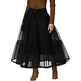 GRACE KARIN Women's Ankle Length Petticoats Wedding Slips Plus Size S-3X