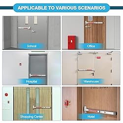 IRONWALLS Push Bar Panic Exit Device with Alarm