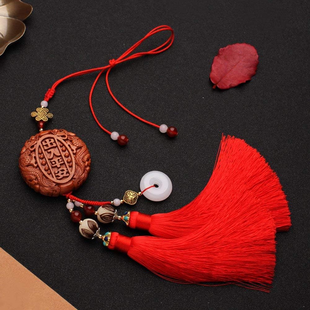 KMSG Car Pendant Decoration Amulets Key Chain Gift Buddha Hanging Ornament Mirror Decor Muslim Good Luck Charm Protection Interior Wall Hanging 1 Piece