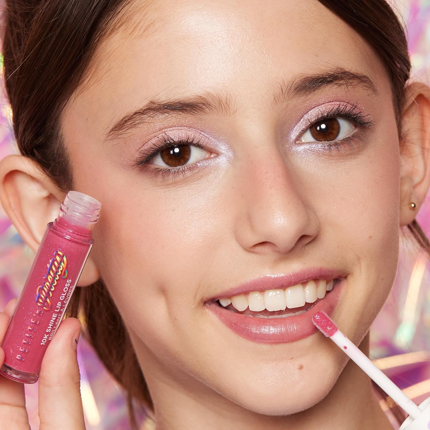 Petite 'N Pretty So Dreamy 10K Shine Lip Gloss Duo—Makeup for Girls, Kids, Tweens, Teens—High Shine, Lightweight, Made in the USA (First Freeze and Rosy Dreams)—Limited Edition
