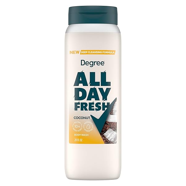 DEGREE ALL DAY FRESH BODY WASH FRESH COCONUT...