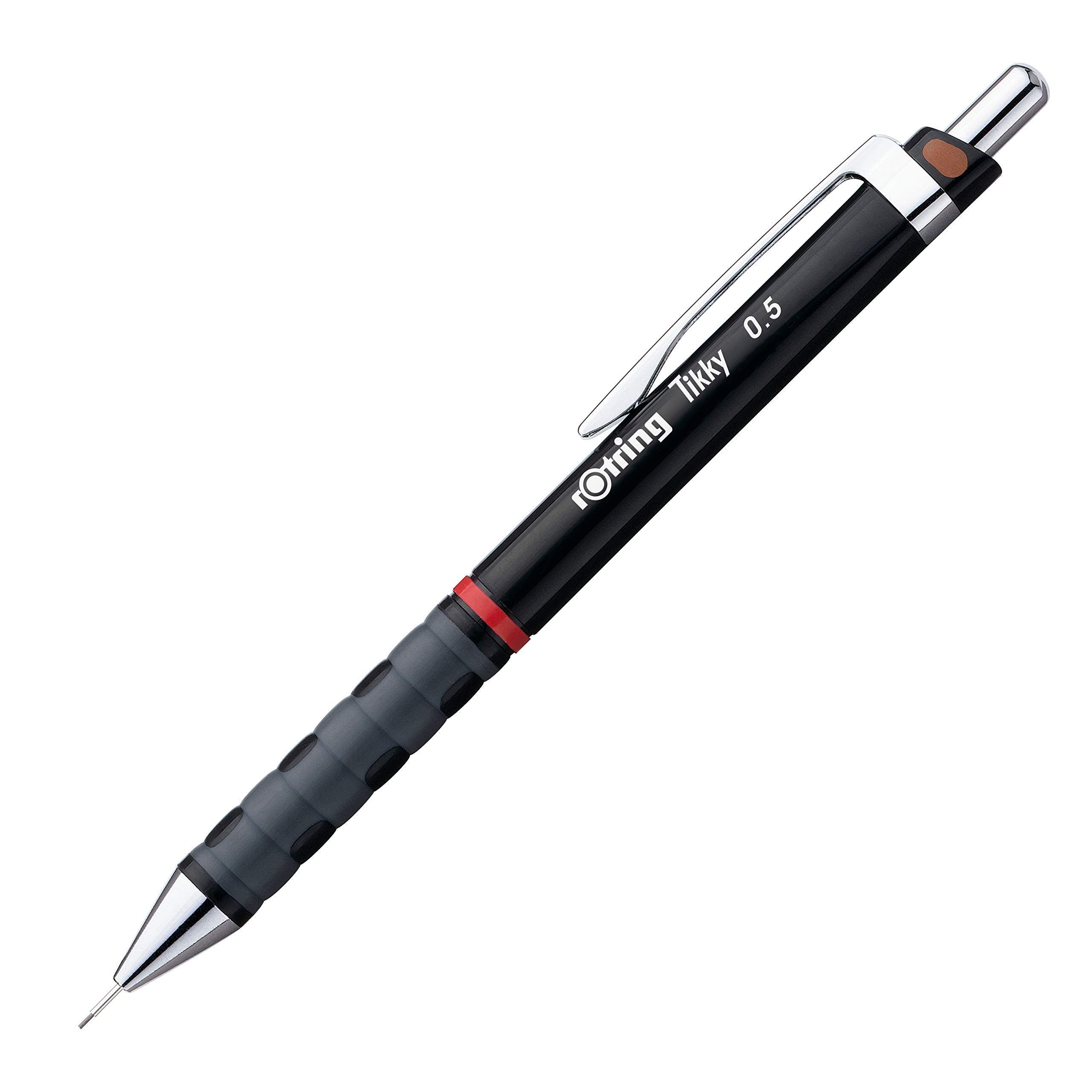 rOtring Tikky Colour-Coded Mechanical Pencils | 0.5 mm | Black Barrel | Box of 12