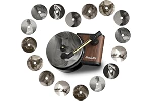 Uisky AA Record Player Car Air Fresheners Vent Clips, Personalized Album Covers Cars Air Freshener Scents Diffuser Comes with 16 Scented Tablets, Automotive Accessories for Music Lovers Gifts
