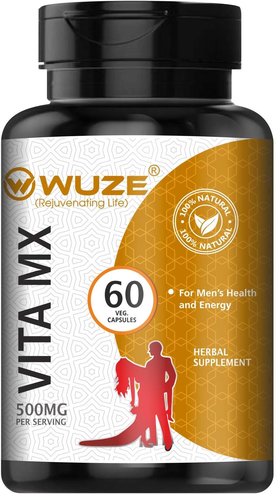 Wuze Vita-Mx Capsule (60 Tablets) | Natural & Ayurvedic Formulation | for Strength, Stamina and Power | for Men & Women