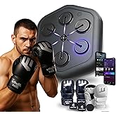 Maitu Smart Music Boxing Machine, Punching Machine with Synced LED Lights,Stereo Sound and APP Control, Wall Mounted Punching for Adults and Kids,Boxing Training Equipment