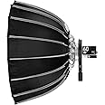 ZHIYUN Parabolic Light Softbox 24inch/60cm Light Dome Quick Release, with Bowens Mount for ZHIYUN Molus G60 / X100 / G200 / X60 / B100 / B200 / B300 / B500 / X100 Video Light