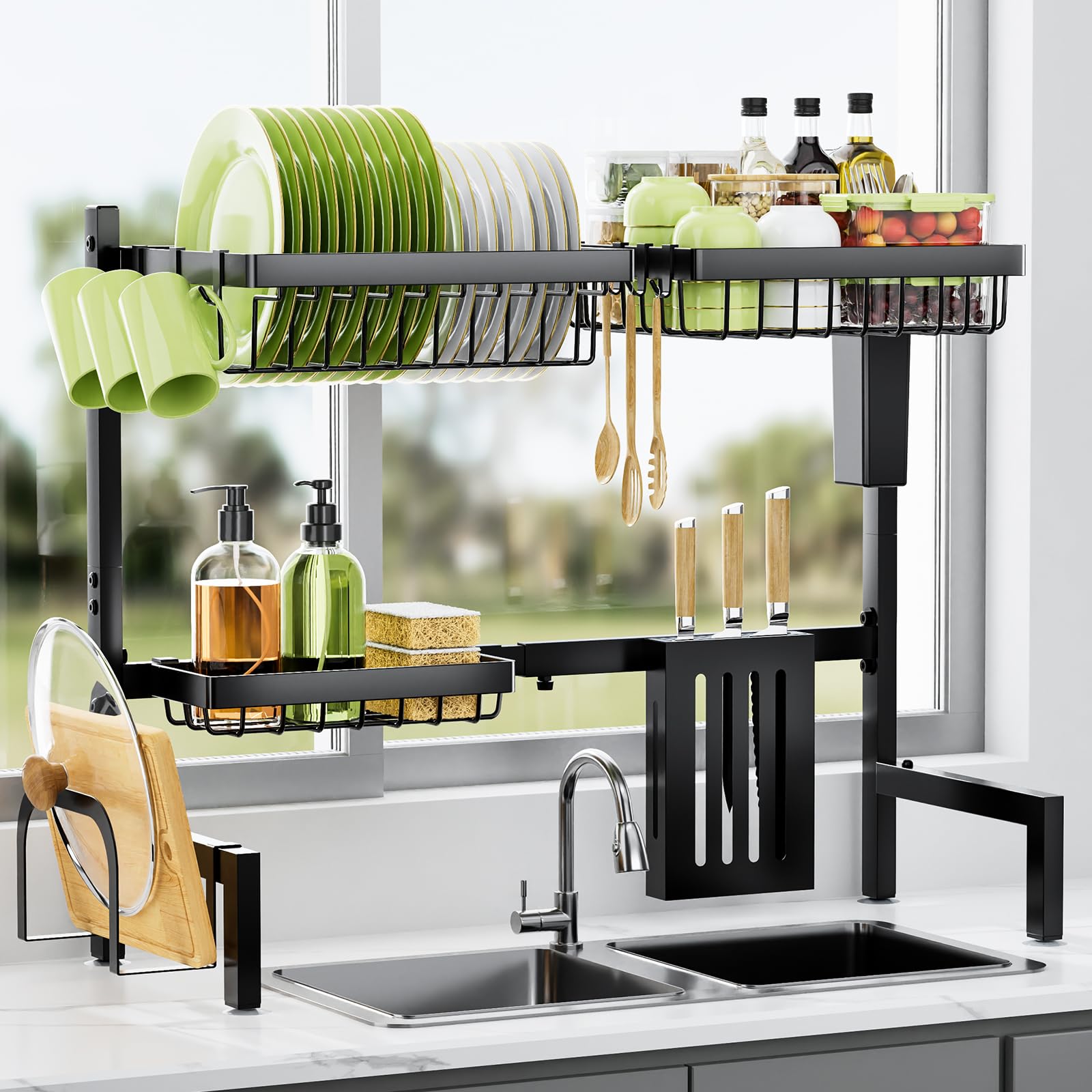 Over The Sink Dish Drying Rack to Adjustable