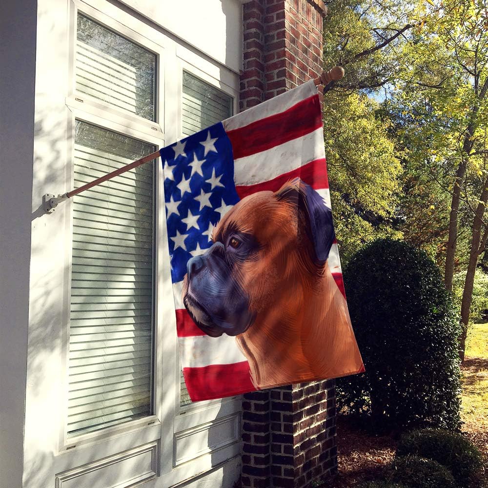 Caroline's Treasures CK6454CHF Boxer Dog American Flag Flag Canvas House Size, Large, Multicolor - Image 3