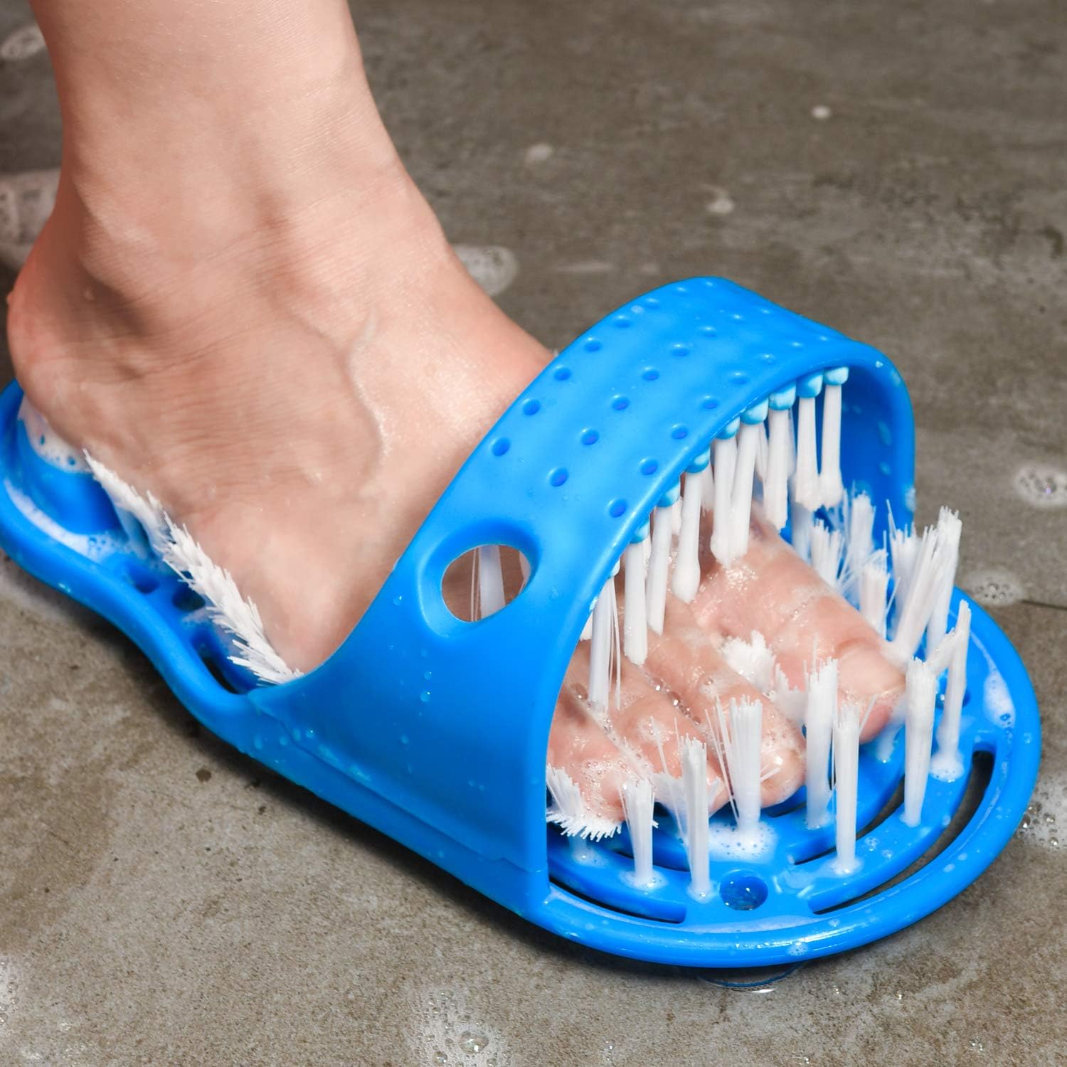 Simple Feet Cleaner, Feet Cleaning Brush, Foot Scrubber for Washer Shower Spa Massager Slippers: Health & Personal Care
