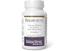 BioClinic Naturals Resveratrol 250 mg 60 Vegetarian Capsules