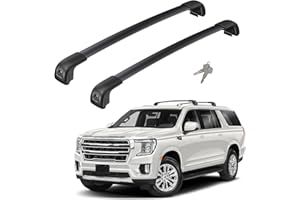 HmmtyRack 330lbs Lockable Roof Rack Cross Bars Fit for 2021-2026 Chevrolet Chevy Suburban & Tahoe & GMC Yukon/Yukon XL & Cadillac Escalade/Escalade ESV Aluminum Heavy Duty Roof Rails Crossbar