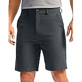 Soothfeel Men's Golf Shorts with 5 Pockets Stretch Lightweight Quick Dry 9 Inch Flat Front Casual Work Dress Shorts for Men