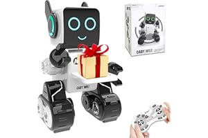 ANYSUN Robot Toys for Kids 5-7, Intelligent Interactive Remote Control Robot Toys with Built-in Piggy Bank Educational Robotic Kit Walks Sings and Dance for Boys and Girls Birthday Robot Toys for Kids 8-12