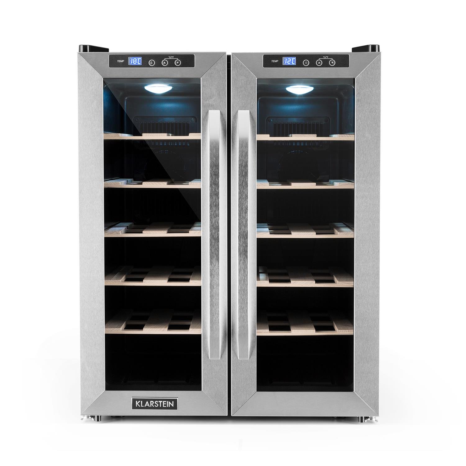 Klarstein SaloonNapa Wine Cooler • Refrigerator • Fridge • 67 Litres