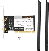Dilwe TX-AR9WS AR9220 PCIe WiFi Card 300Mbps 802.11b/g/n 2 Antennas Windows view 5
