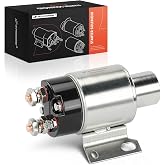 A-Premium 12V Starter Solenoid Compatible with Ford &amp; Dodge &amp; GMC | for International Harvester Models - F-100, F-250, F-350, P-100, Bronco, Econoline, P-350, P-350, Wm300 Power Wagon, A100
