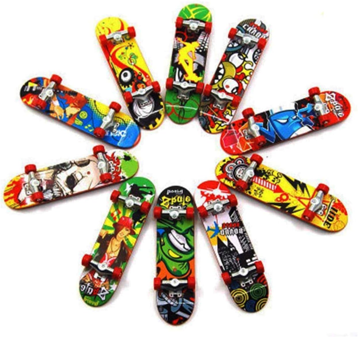 iwobi 10 Pcs Finger Skateboard Toy Professional Mini Fingerboards Skate