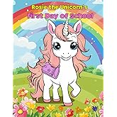 Rosie the Unicorn's First Day of School: Rosie the Unicorn learns and has fun while making new magical friends for ages 3-8