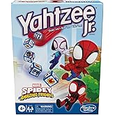 Hasbro Yahtzee Jr.: Marvel Spidey and His Amazing Friends Edition Board Game for Kids Ages 4 and Up, Counting and Matching Ga