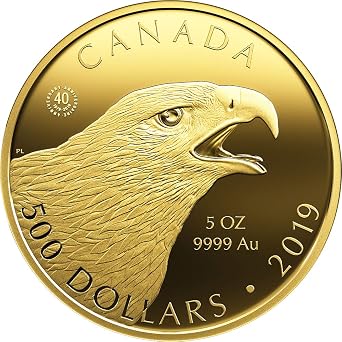 2019 Ca Modern Commemorative Powercoin Golden Eagle Birds Of