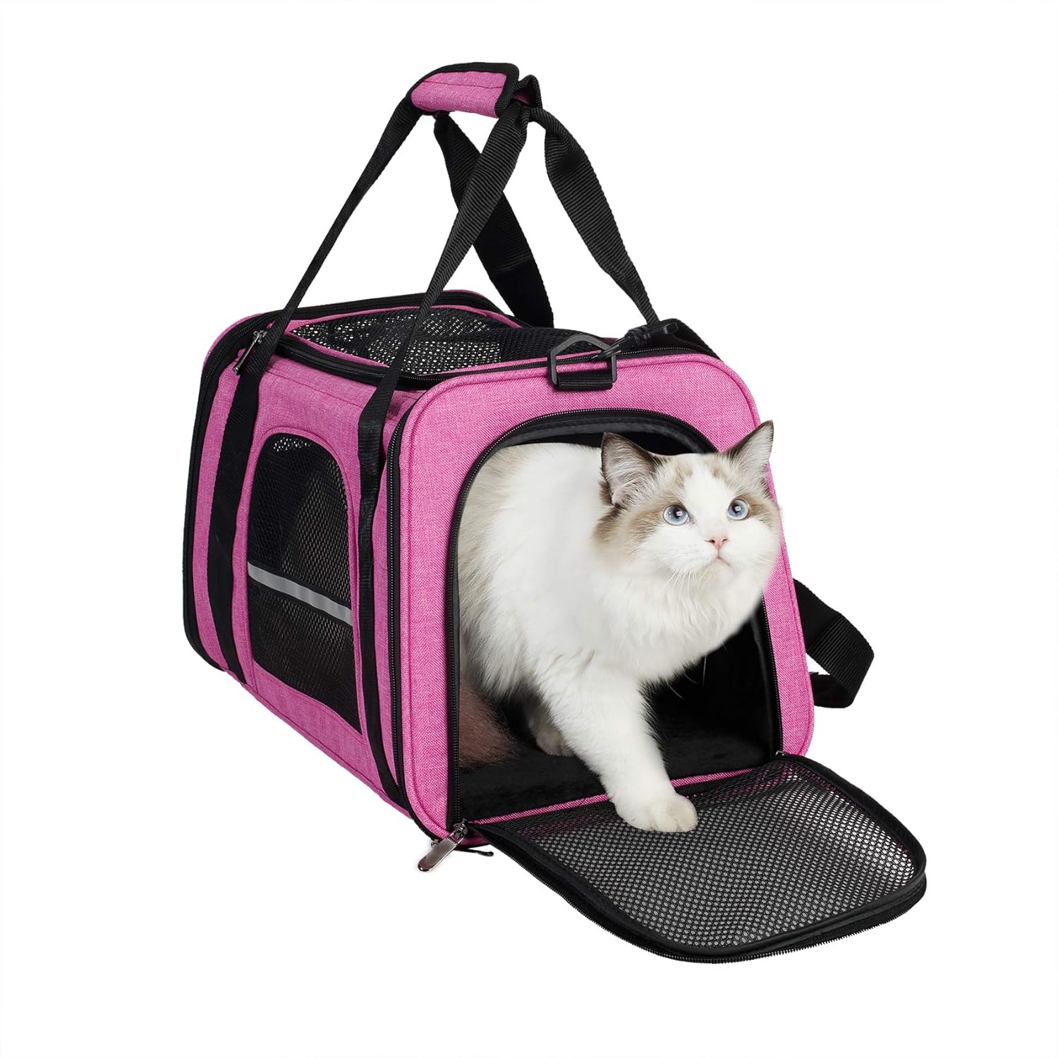 HiCaptain Soft Cat Carrier with Top Mesh Window