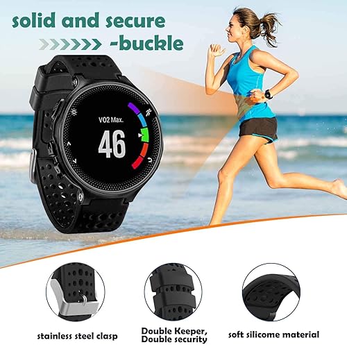 TopPerfekt Band Compatible with Garmin Forerunner 235, Soft