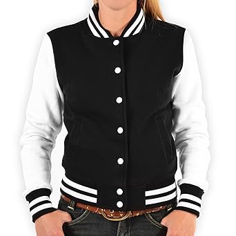 College Jacken für Frauen Hundesport Jacke Dogge Rockerbilly Baseball-Jacken Übergangsjacke Damen Jacke Hund Dog Jacke Farbe: