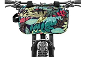 YEEGO DIRECT Handlebar Bag for Bicycles, Bike Bag Multifunctional Water-resistant Scooter Crossbag Handbag Slant Across Front,Bike Frame Accessories (Green)