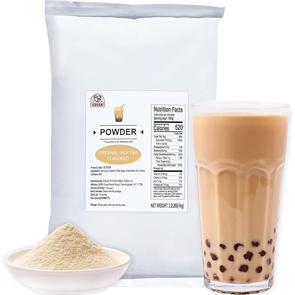 Amazon.com : 52USA Milk Tea Flavored Powder (3-in-1) 1kg – Instant