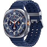 Samsung Galaxy Watch Ultra Smartwatch - 2025 Version, 47mm, Titanium Blue, LTE (CAD Version & Warranty) - Durable Titanium Ca