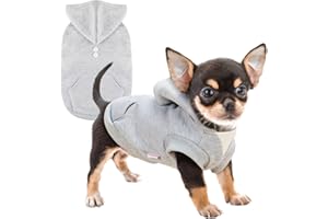 𝐍𝐄𝐖𝐀𝐑𝐑𝐈𝐕𝐀𝐋 Frienperro Dog Clothes for Small Dogs Girl Boy, 100% Cotton Small Dog Hoodie, Chihuahua Clothes Pet Cat Winter Warm Sweatshirt Sweater, Teacup Yorkie Puppy Clothing Coat Costume