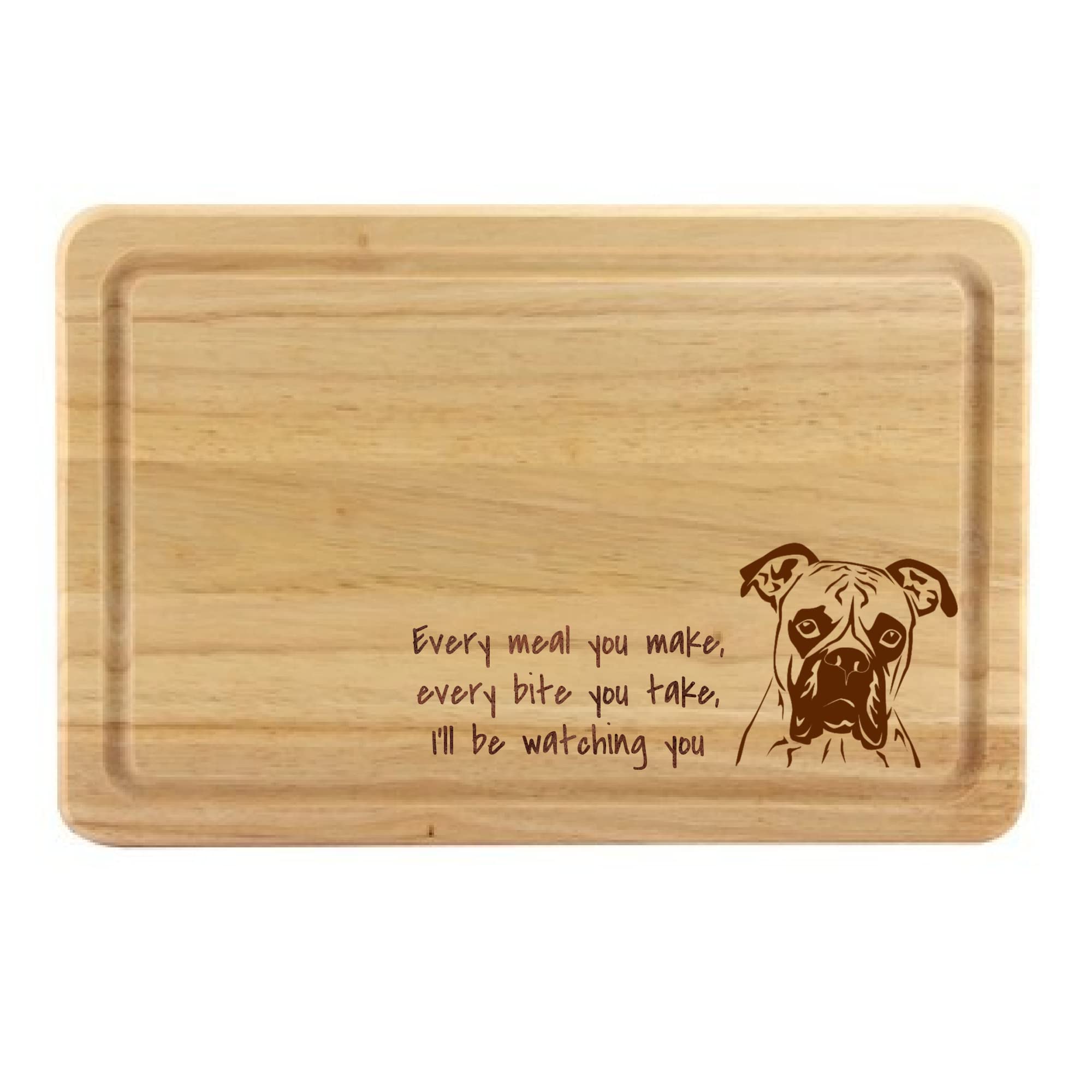 Boxer Chopping Board, Dog Lover Kitchen Gift, Funny Cutting Board, Fun Present For Boxer Fan