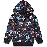 NUBEEHOHO Toddler Boy Hoodie Sweatshirt - Pullover Dinosaur Long Sleeve Shirt Fire Truck Print Kids Winter Clothes 2T-7T