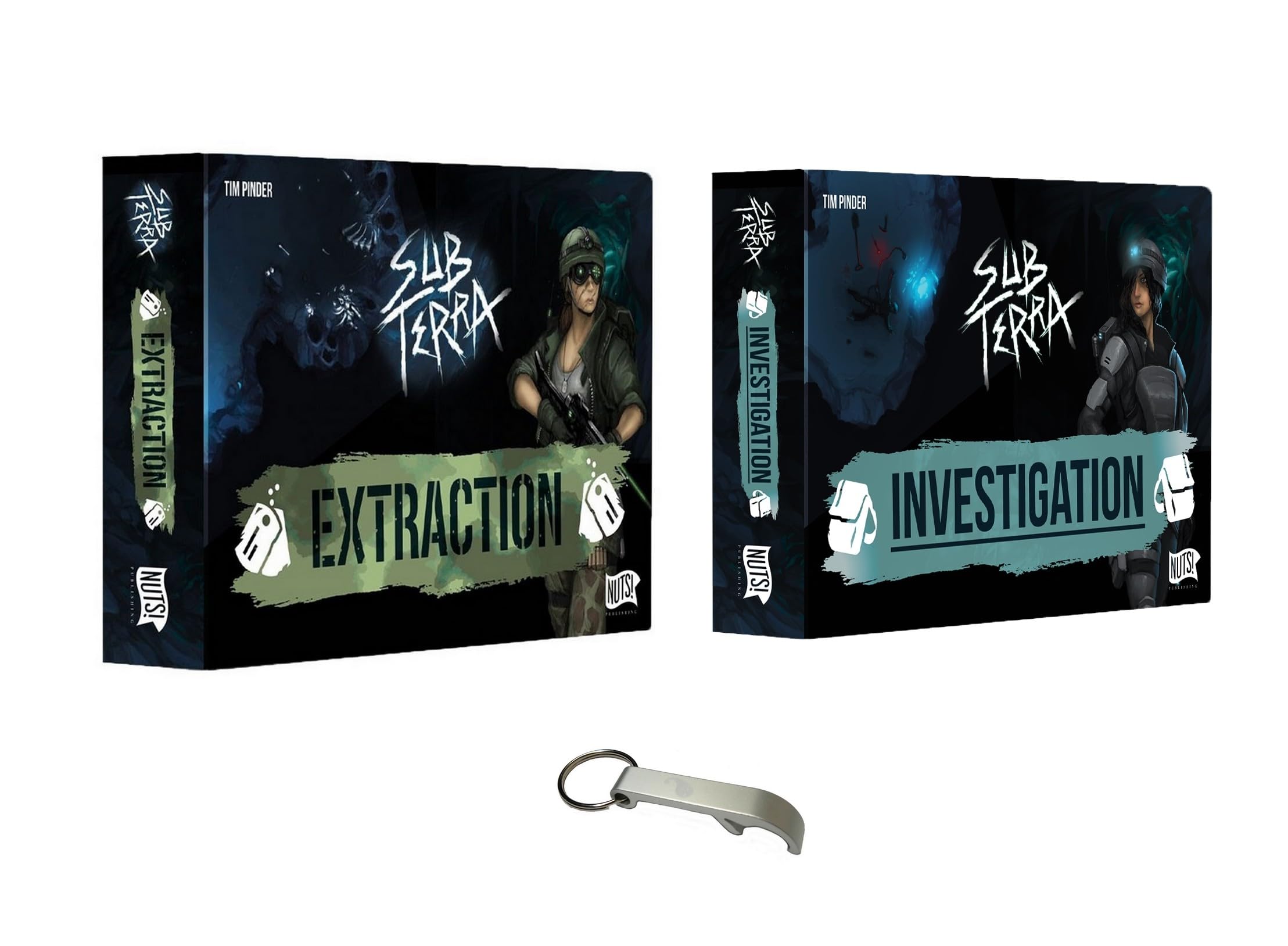 Sub Terra I Set of 2 Extraction + Investigation French Version + 1 Blumie Decap for 1 to 6 Players from 14 Years Old