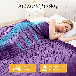 Wemore Minky Dot Weighted Blanket for Adults Queen