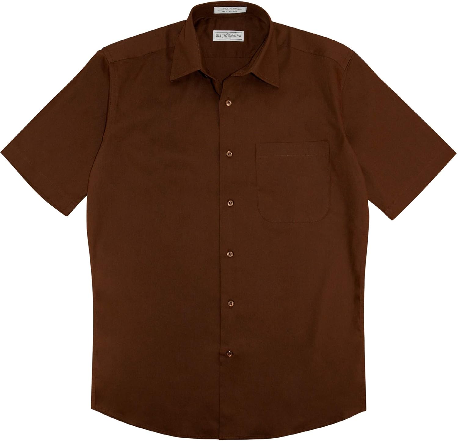 chocolate brown dress shirt