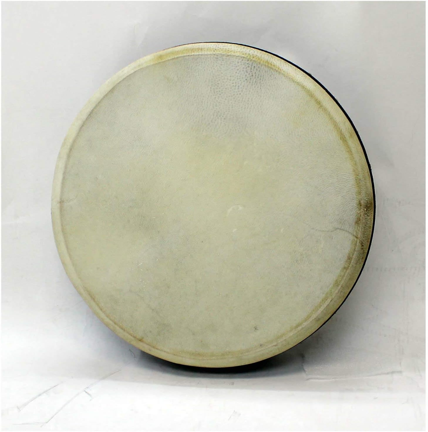 Koda Irish Bodhran 16" with Beater Solid Wooden Black Frame, PLAIN