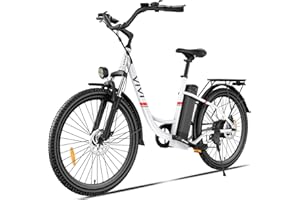 Vivi Electric Bike for Adults 750W Peak Ebike with Removable Battery, 26'' Electric Commuter Bike 21.7MPH & 50 Miles Adult Electric Bicycles with Cruise Control, LCD Display, UL 2849 Certified