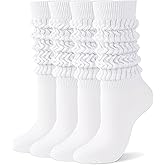HONGTEYA Slouchy Socks Women Knee High Soft Cozy for Boot | Scrunch Leg Warmers, Breathable &amp; Comfortable, Great for Sneakers, Cozy Winter Wear,Gift for Women